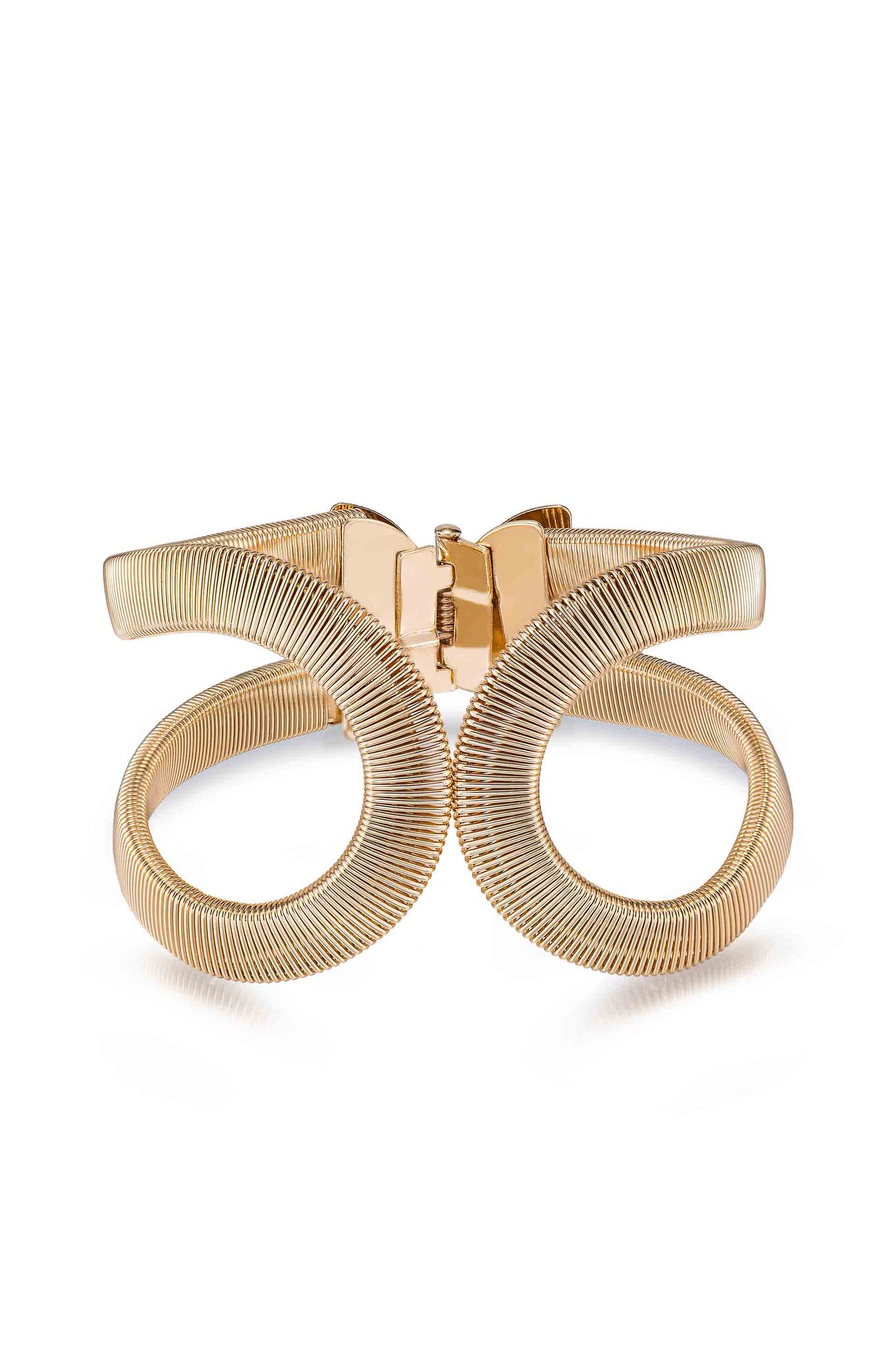 Abstract Flex 18k Gold Plated Cuff